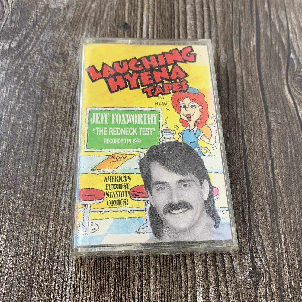 Jeff Foxworthy Cassette The Redneck Test 1990 Laughing Hyena Comedy Standup